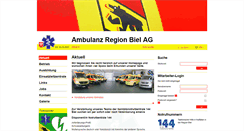Desktop Screenshot of ambulanz-biel.ch